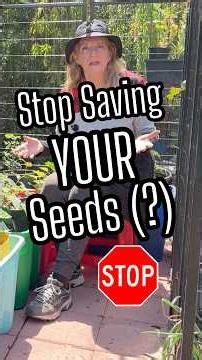 WARNING on Outdoor Plants for Home Garden on Buying Storing & Collecting Vegetable Seeds Gardening