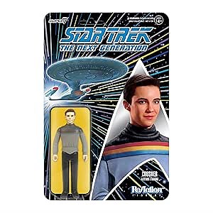 Super7 Star Trek: The Next Generation Wesley Crusher - 3.75" Star Trek Action Figure Classic TV Show Collectibles and Retro Toys