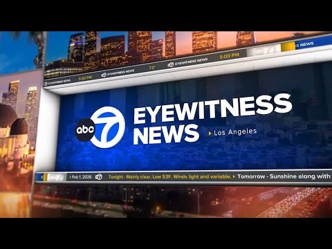 KABC New Logo Debut/Updated Evening Open (February 1, 2026)