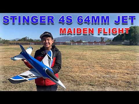 Freewing Stinger 4S 64mm EDF Jet - Maiden Flight!