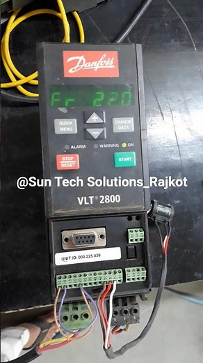 DANFOSS AC DRIVE REPAIRING WORK AND TESTING