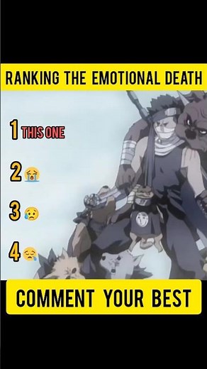 Most Emotional Death Scene in Naruto 😭💔//naruto//deatg#animeshorts #youtubeshorts