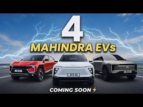 4 UPCOMING MAHINDRA ELECTRIC SUVs