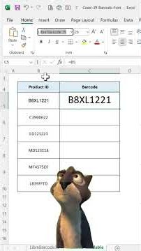 How to creat a barcode in Excel sheet 🔥 Excel Tips and Tricks 😁#katangi #balaghat #shots #nagpuri ✅💯