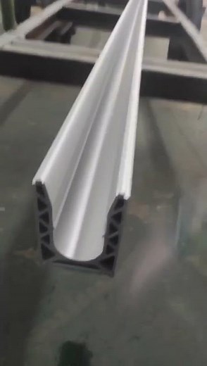 Checking dimensions to ensure correct tolerances of aluminum glass railing U channel profile