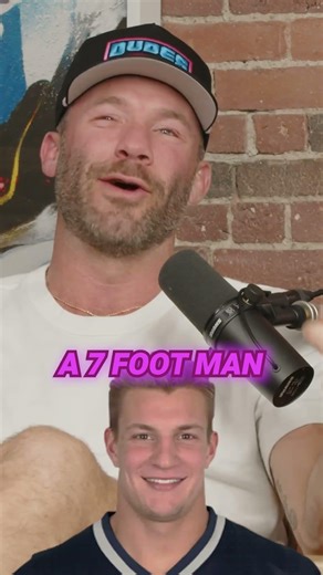 Gronk doesn't like airplane bathrooms 😂