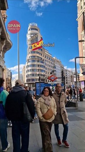 🇪🇸 MADRID Gran Vía Walk 🏙 Europe's Most Charming Capital City #spain #4k #citytour #travel