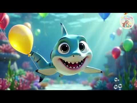 🦈 Baby Shark Balloon Pop 🎈 | Fun Kids Learning Video for Toddlers | 4K