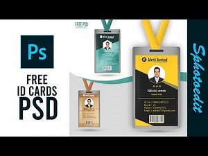 Free ID cards PSD file Download | Photoshop