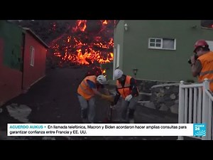 España: lava del volcán Cumbre Vieja avanza sin parar mientras arrasa todo a su paso