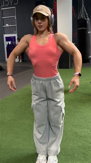 Ruby Rivera on Instagram: "Blurry camera, but you guys get the point shape is shaping ⏳ July 30th drop !!! @youngla @younglaforher RIVERA #workout #gymgirl #fitness #gymgoals #bodybuilder #bodybuilding #npc #athlete"