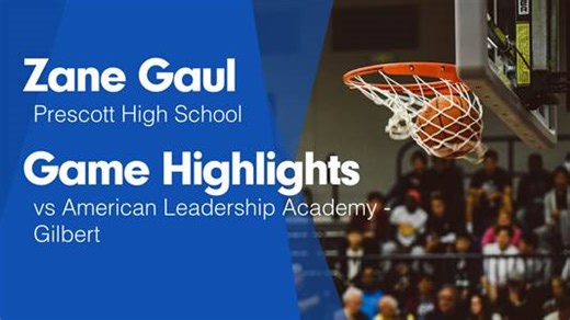 Zane Gaul Game Report: vs Flagstaff