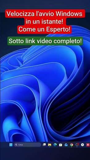 Velocizza l'avvio Windows in un istante! Come un Esperto! Windows!#windows #pc #computer