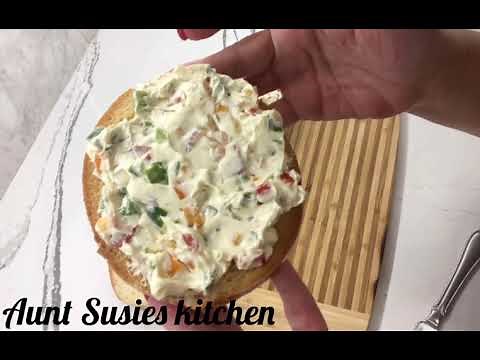 Garden Vegetable Cream Cheese Spread / Dip