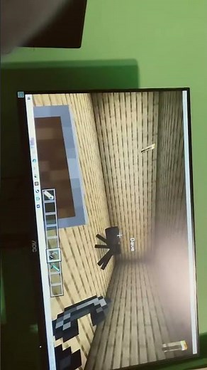 There is a spider on my ceiling and im naming him dave spider dave you better behave! Minecraft meme