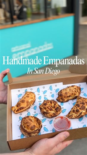Erica Costello | Southern California Guide on Instagram: "So what if I told you the best empanadas in San Diego can be found at the mall? 🇦🇷🥟👀 Keep watching to see why and be sure to hit FOLLOW if you enjoyed the content - we so appreciate your support 🫶 🥟What: baked-to-order, handmade empanadas 📍Where: @milongaempanada - Fashion Valley Mall 💭Thoughts: When we heard that Milonga Empanadas opened up in Fashion Valley Mall we were really eager to try them. One reason being the lack of genu