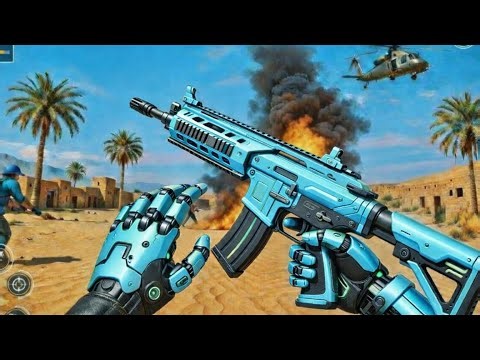 FPS Robot Shooter Strike Anti-Terrorist Shooting🚁🪂 New #2026​ Update Android GamePlay #games
