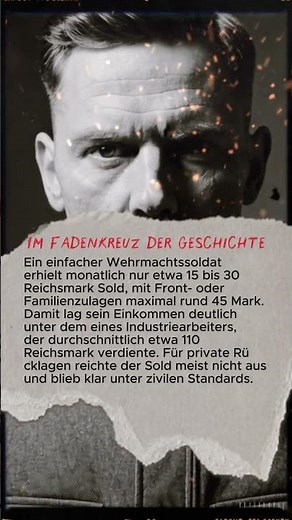 ▶️ Die erstaunliche Wahrheit über den Sold der Wehrmacht