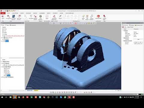Geomagic Design X modeling from 3d scan data