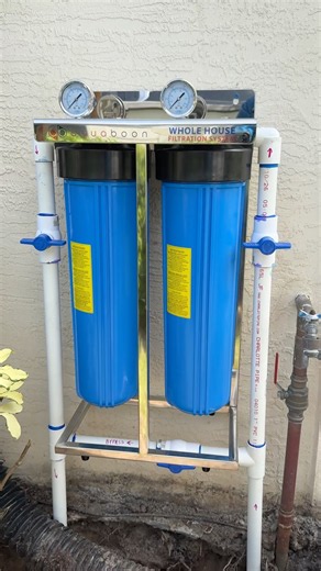 Whole House 2-Stage Water Filter System - Aquaboon #diy #waterfilter #amazonfinds