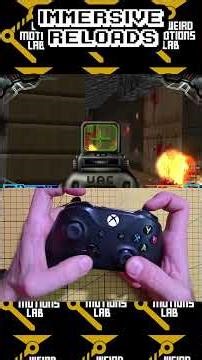 Controller with immersive reloads for FPS games #shorts #gaming #controller #tacticalreload #fps