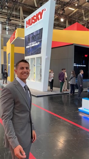 Come and see our hologram at Drinktec ⚙️🔮 #sustainability #injectionmolding #recycle #fyp #innovation