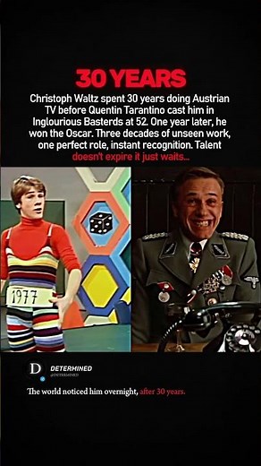 Christoph Waltz Waited 30 Years For His Big Break
