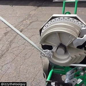 Keeping it classy with the 555CX electric bender! EMT bends for us today - what were you working on this #tooltuesday ⁉️ Browse the triple nickel series! https://bit.ly/35l1C0A | Greenlee Tools