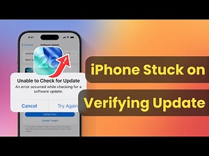 [1000% FIX!] iOS 26 iPhone Stuck on Verifying Update? 2025 Newest Solution💥| 4 Ways