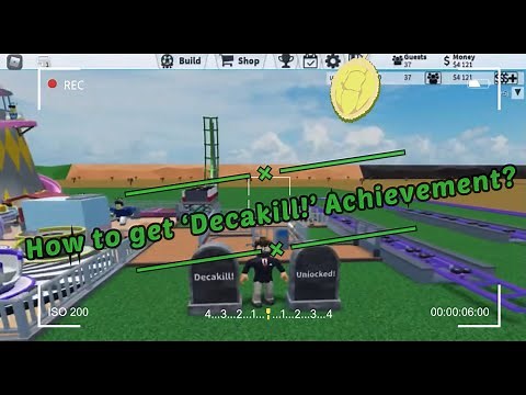 #TPT2 How to get Decakill Achievement? | Theme Park Tycoon 2 | Simple Tutorial (NO Gamepass)