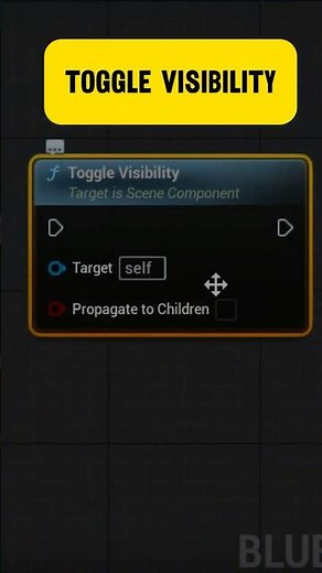 Toggle Object Visibility Instantly 👁️ #UnrealEngine #Blueprints #GameDev