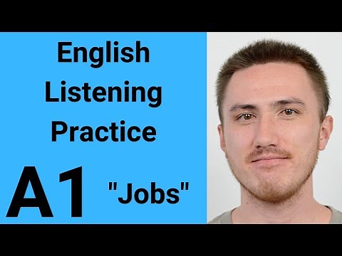A1 English Listening Practice - Jobs