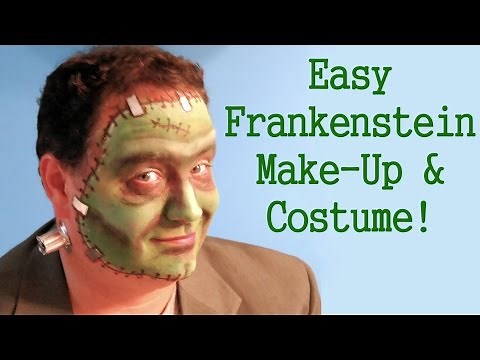 EASY Frankenstein Make up and Costume Tutorial