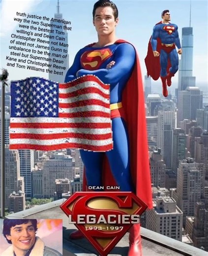 Christopher Reeves Dean Cain and Tom Williams are the true Superman🦸🏻