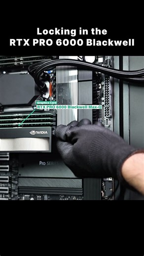 Locking in a single RTX PRO 6000 Blackwell Max-Q #nvidia