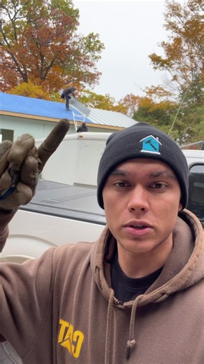 Getting started with our standing seam metal roof!