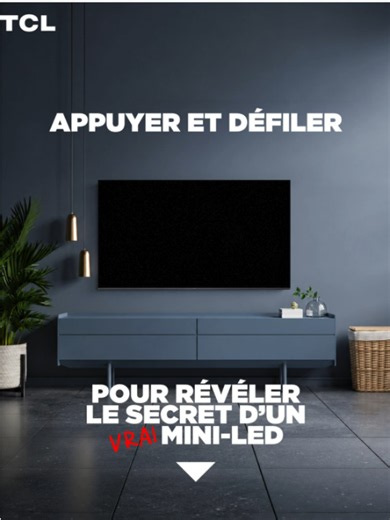 Quand il s'agit de téléviseurs Mini-LED, fiez-vous aux apparences. Car tous les téléviseurs Mini-LED ne vous offrent pas de vrais noirs. Le téléviseur TCL Mini-LED est équipé d'un rétroéclairage avec gestion matérielle des zones d'assombrissement (local dimming), qui éteint la lumière là où elle n'est pas nécessaire, vous garantissant une qualité d'image supérieure et un contraste parfait. #TCLMiniLED #LightWhereItBelongs #TrueMiniLED #TrueToLife #HardwareLocalDimming