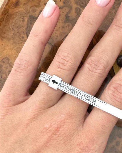 Ring Sizer UK A–Z Adjustable Ring Size Gauge Measure Finger Size Tool Reusable - Etsy