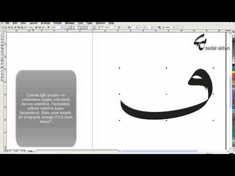 Calligraphic works with Corel Draw