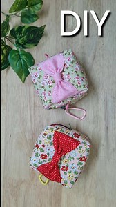 DIY Mini Pouch #diy #chanida #handmade #easysewing #bagtutorial | Chanida Handmade