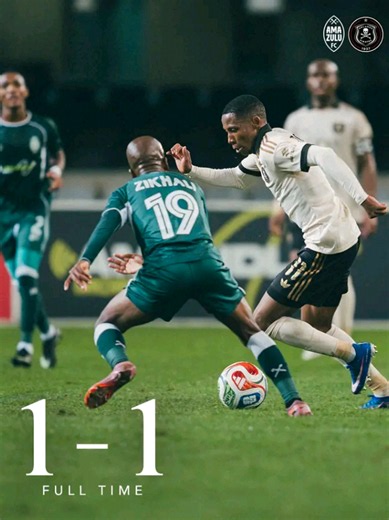 AmaZulu 1–1 Orlando Pirates highlights — 12 Aug 2026