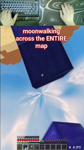 moonwalking the entire map in bedwars duels! #minecraft #hypixel #bedwars #bedwarsduels