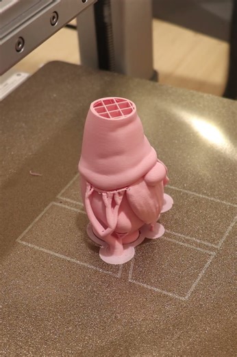 3D Print Timelapse: Christmas Gnome 🎅🧝‍♂️ (Bambu Lab P2S/A1 Combo)