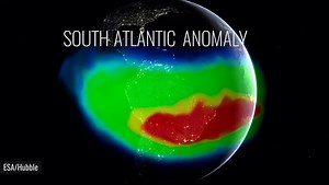 South Atlantic Anomaly in Earth's magnetic field described in detail