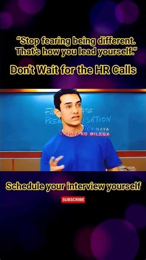 “Stop fearing being different. That’s how you lead yourself.” #Optimize #naukri #resume #linkedin