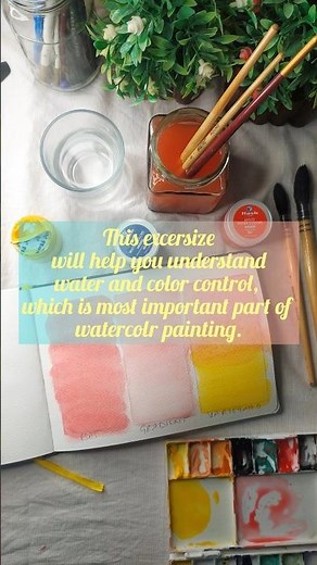 3 Basic Watercolour Washes Every Beginner Must Try #watercolourpencils #stepbystep #artclasses
