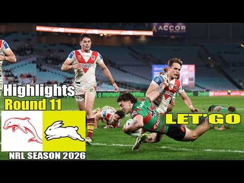 Dolphins Vs. South Sydney Rabbitohs | Round 11 | FULL GAME Highlights | NRL Season 2026