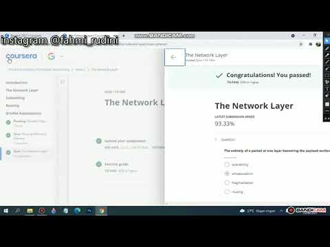 The Network Layer Coursera Quiz Answers