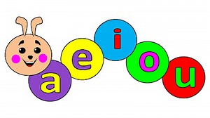 Patico de Hule: Vocales para niños - El gusanito de las vocales - Video para niños de Vocales