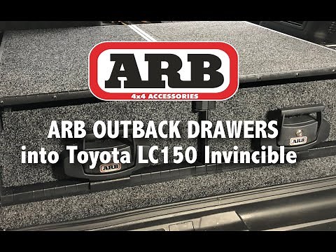 ARB Outback Drawers in a Toyota LandCruiser 150 Prado